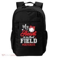 My Heart Is On That Field Baseball Sister Backpack thumb 0
