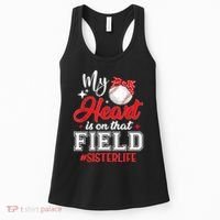 My Heart Is On That Field Baseball Sister Women's Tank Top thumb 0