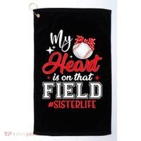 My Heart Is On That Field Baseball Sister Golf Towel thumb 0