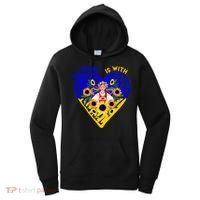 My Heart Is With Ukraine Sunflower Women's Hoodie thumb 0