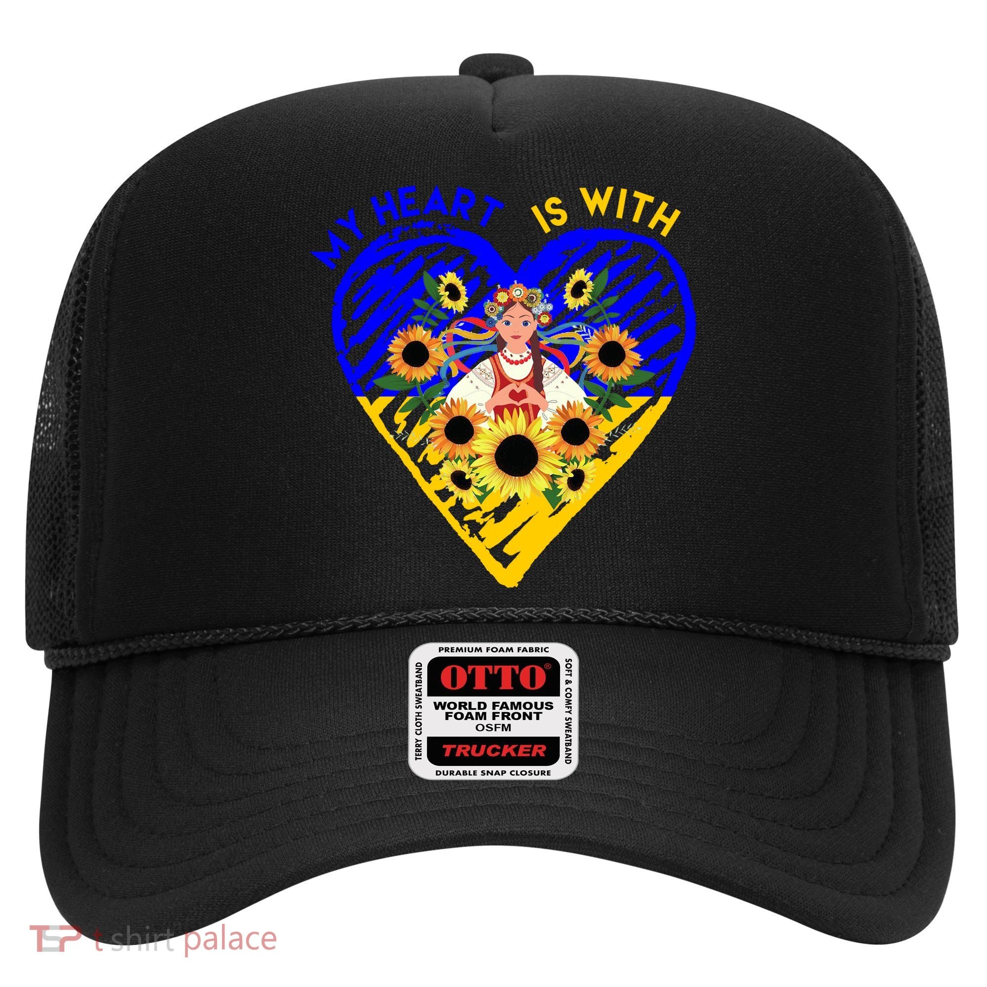 My Heart Is With Ukraine Sunflower Hat
