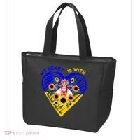 My Heart Is With Ukraine Sunflower Tote Bag thumb 3