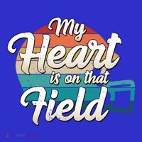 My Heart Is On That Field Retro Football Helmet Mom Dad Meaningful Gift Women's Tank Top thumb 5