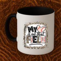 My Heart Is On That Field Baseball Coffee Mug thumb 2