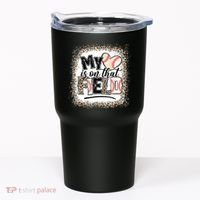 My Heart Is On That Field Baseball Tumbler thumb 0