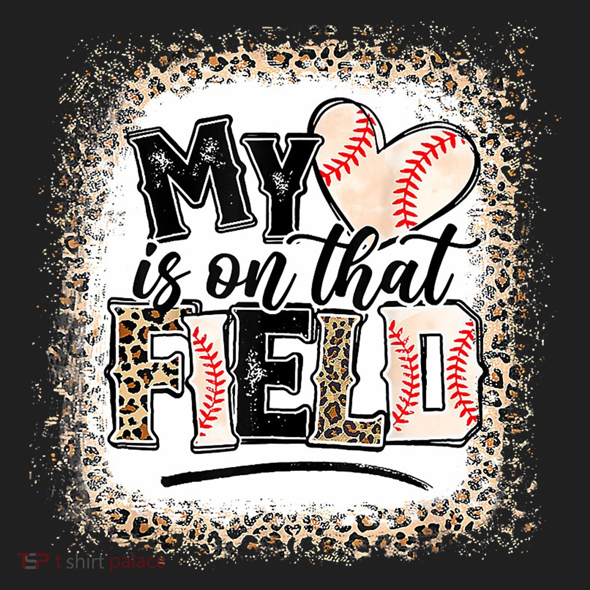 My Heart Is On That Field Baseball Tumbler