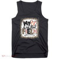 My Heart Is On That Field Baseball Tank Top thumb 0