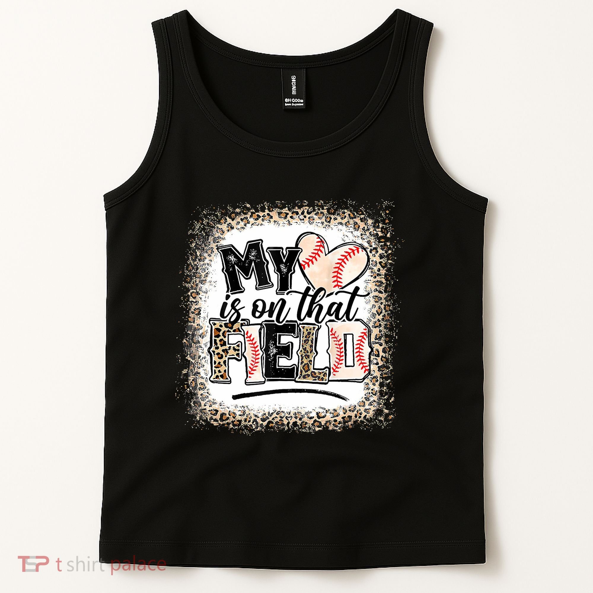 My Heart Is On That Field Baseball Tank Top