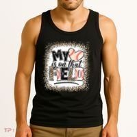 My Heart Is On That Field Baseball Tank Top thumb 3