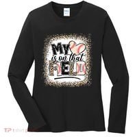 My Heart Is On That Field Baseball Women's Long Sleeve Shirt thumb 0