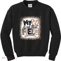 My Heart Is On That Field Baseball Kids Sweatshirt thumb 0