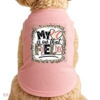 My Heart Is On That Field Baseball Doggie Tank thumb 0