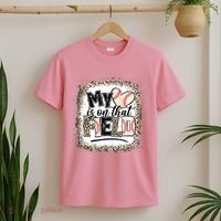 My Heart Is On That Field Baseball T-Shirt thumb 2