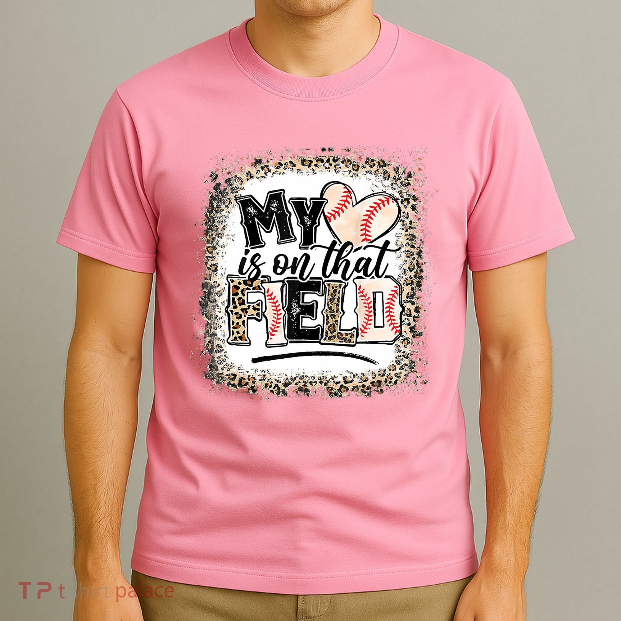 My Heart Is On That Field Baseball T-Shirt