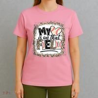 My Heart Is On That Field Baseball T-Shirt thumb 4