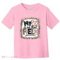 My Heart Is On That Field Baseball Toddler T-Shirt thumb 0
