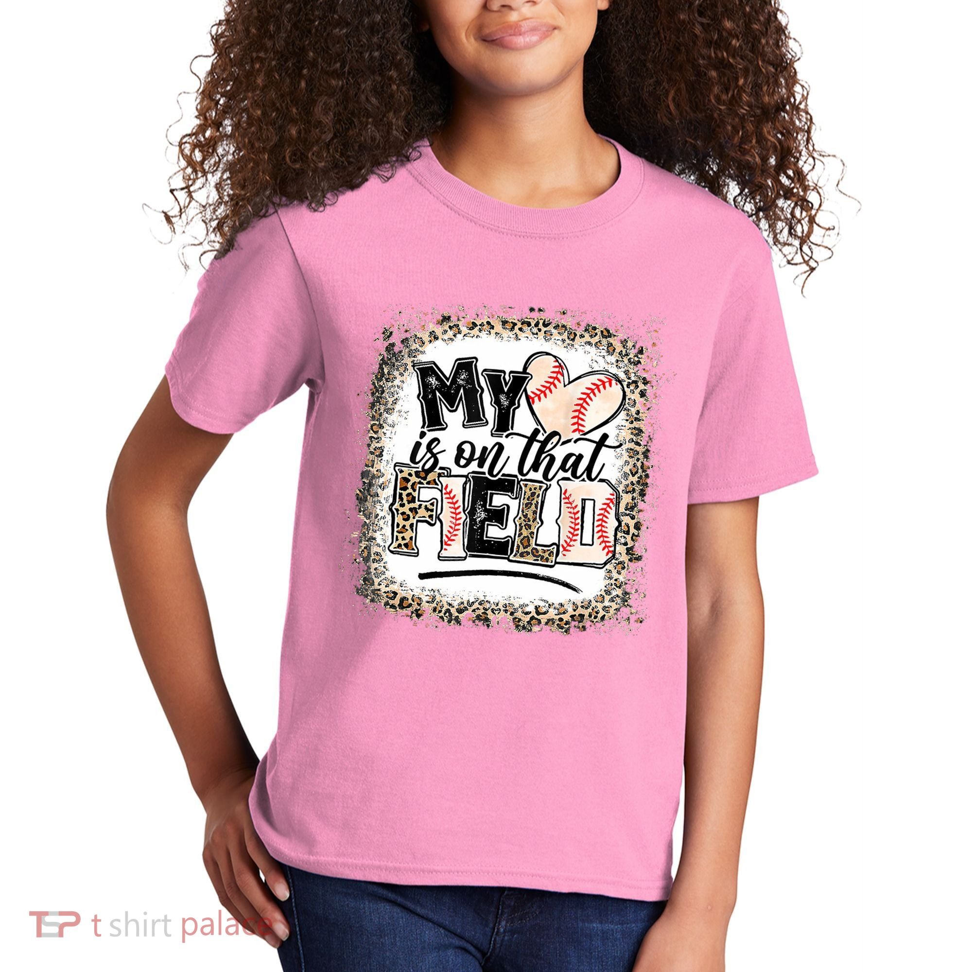 My Heart Is On That Field Baseball Kids T-Shirt