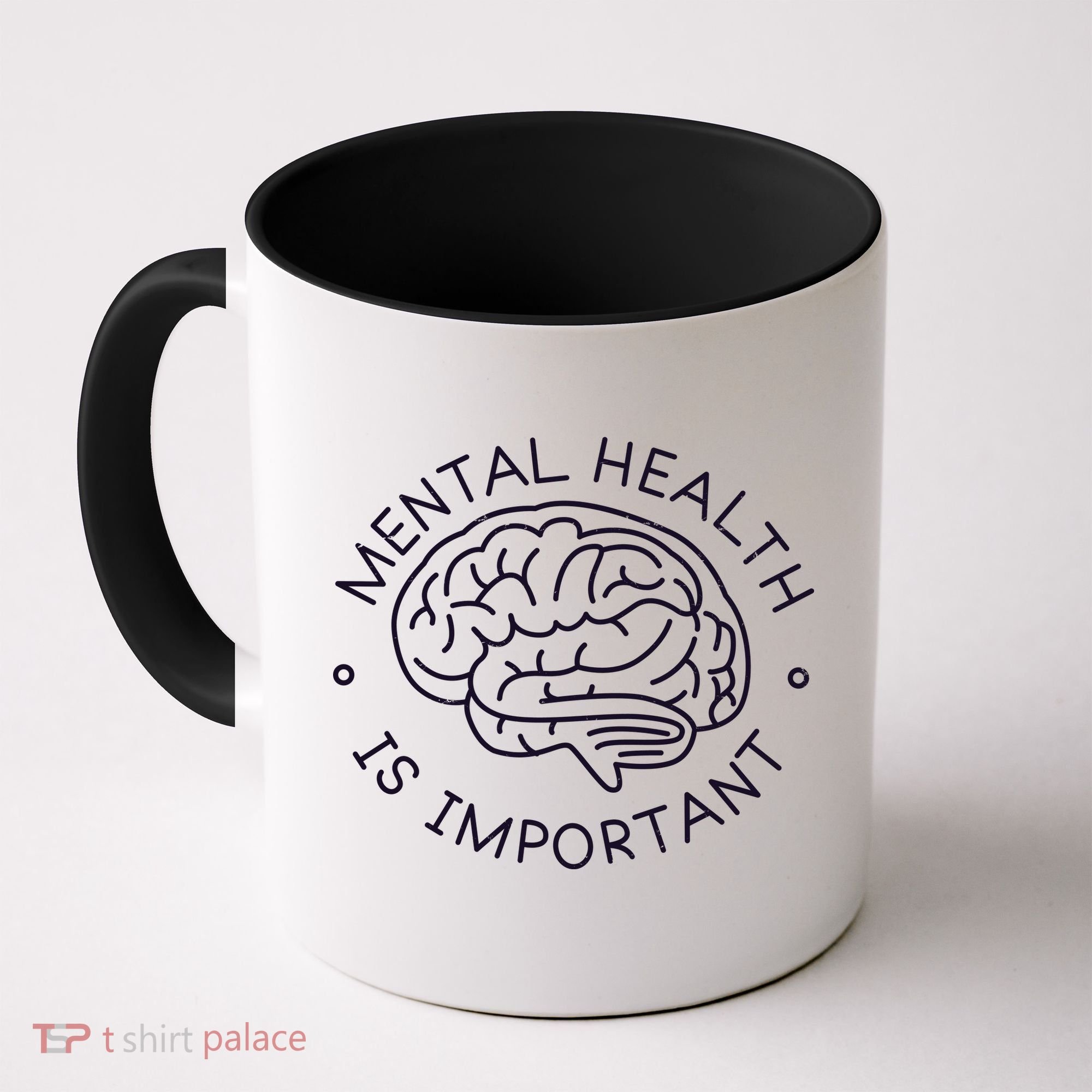 Mental Health Is Important Brain Coffee Mug