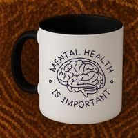 Mental Health Is Important Brain Coffee Mug thumb 2