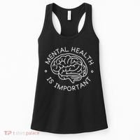 Mental Health Is Important Brain Women's Tank Top thumb 0