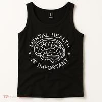 Mental Health Is Important Brain Tank Top thumb 2