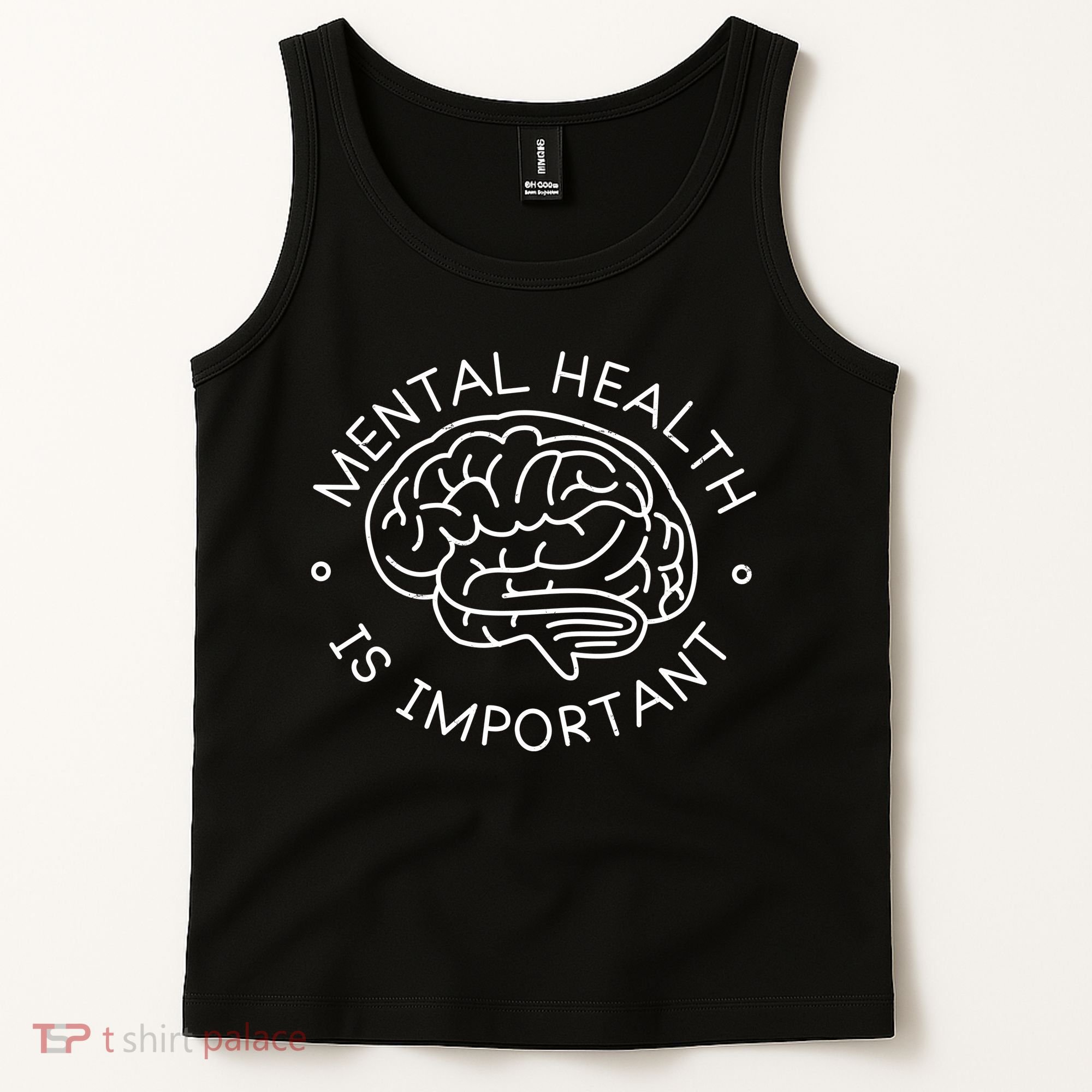 Mental Health Is Important Brain Tank Top