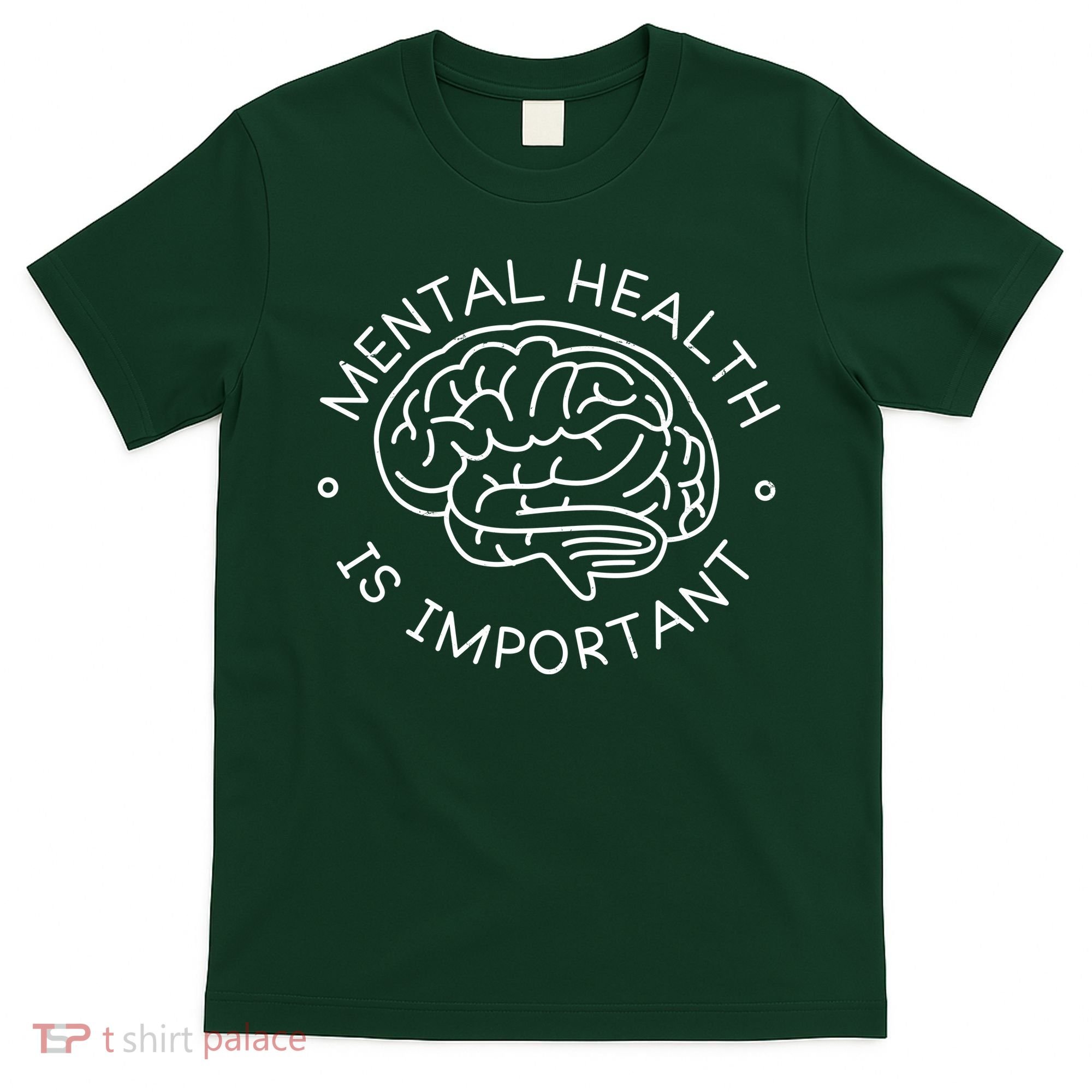 Mental Health Is Important Brain T-Shirt