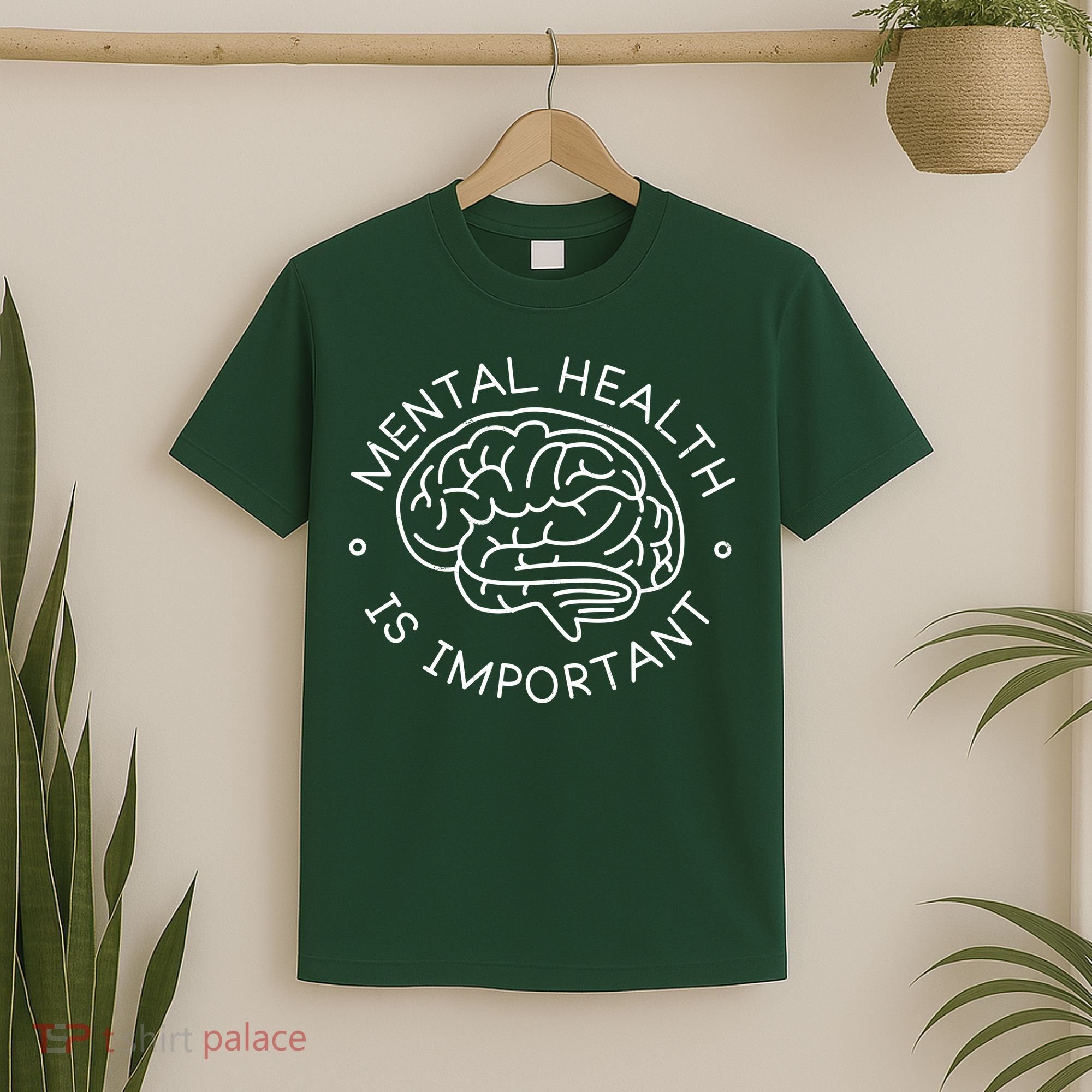 Mental Health Is Important Brain T-Shirt