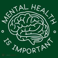 Mental Health Is Important Brain T-Shirt thumb 7