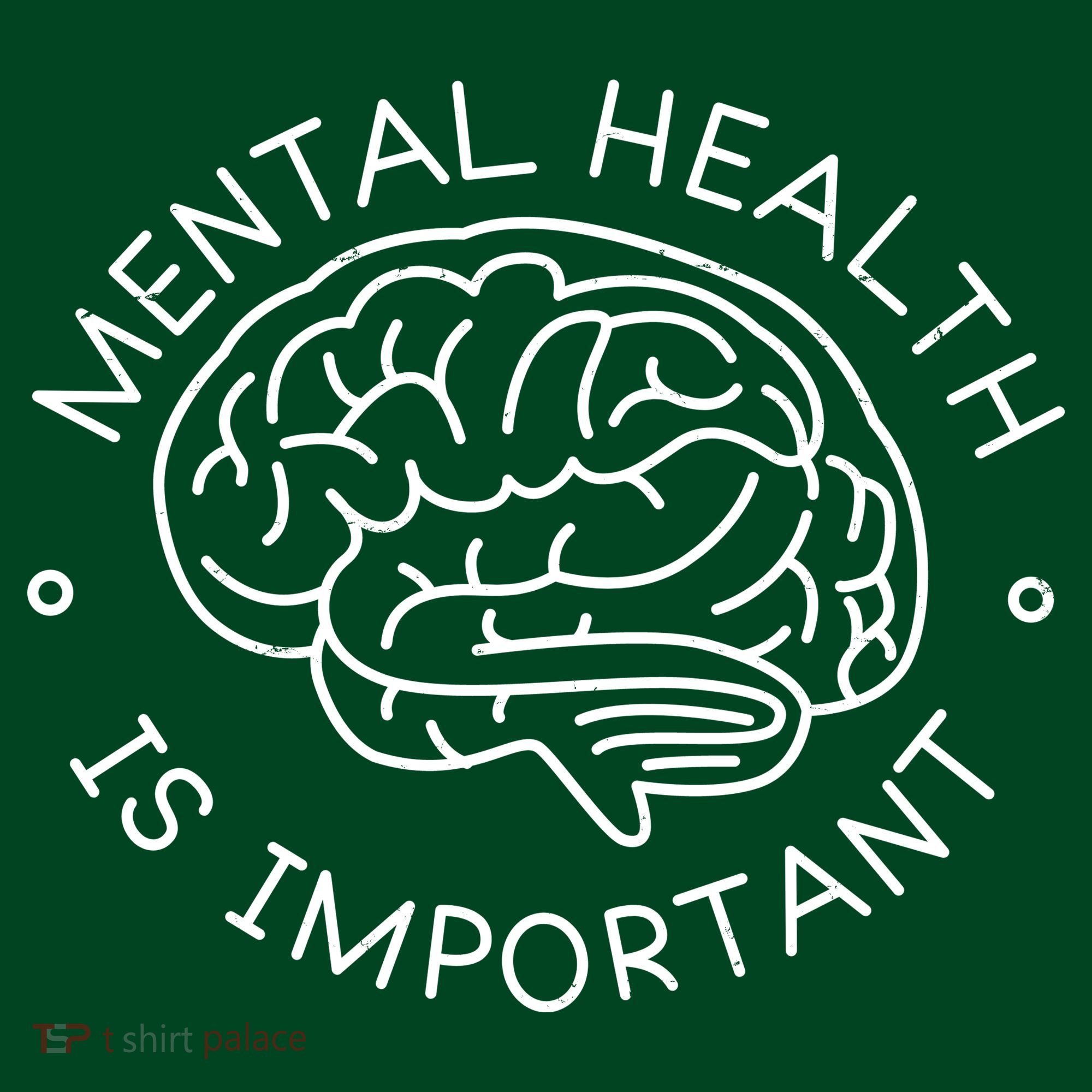 Mental Health Is Important Brain T-Shirt