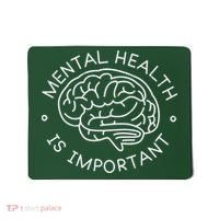Mental Health Is Important Brain Mousepad thumb 0