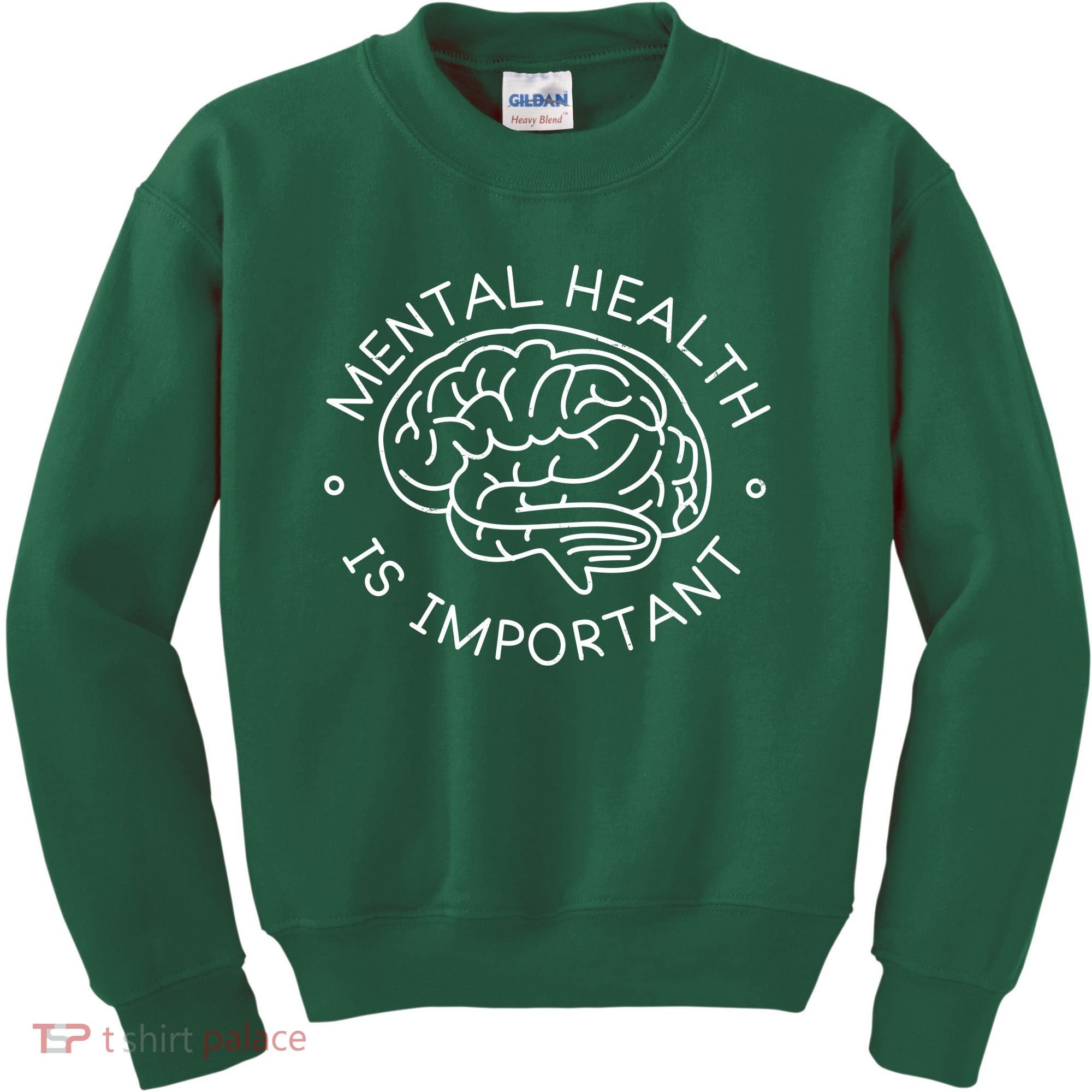 Mental Health Is Important Brain Kids Sweatshirt