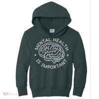 Mental Health Is Important Brain Kids Hoodie thumb 0