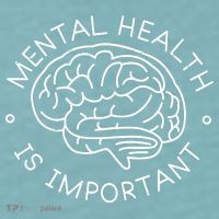 Mental Health Is Important Brain Sueded Cloud Jersey T-Shirt thumb 2