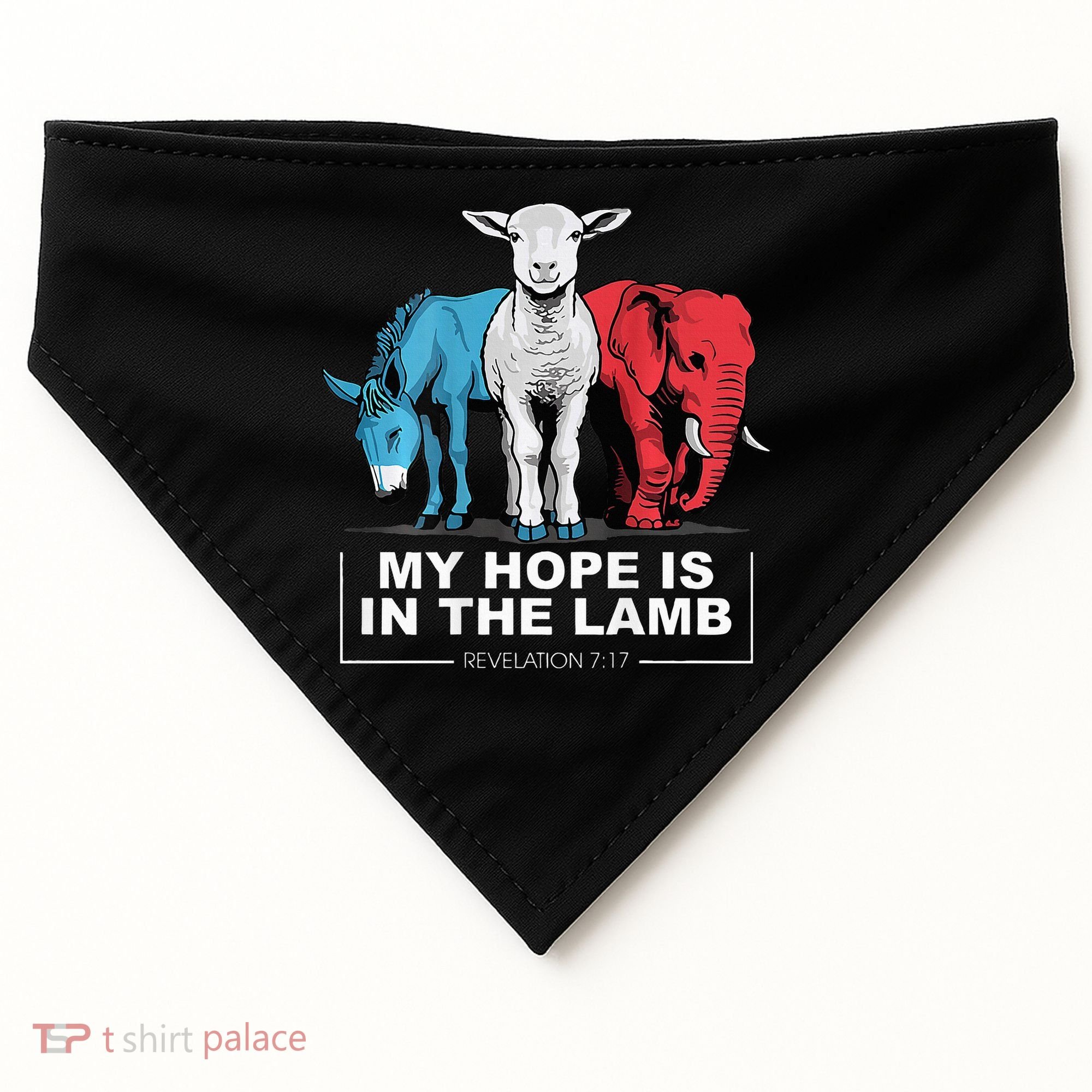 My Hope Is In The Lamb USA-Made Doggie Bandana