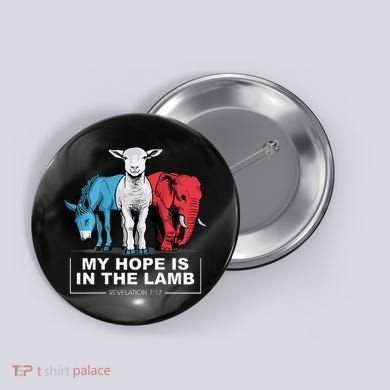 My Hope Is In The Lamb Button