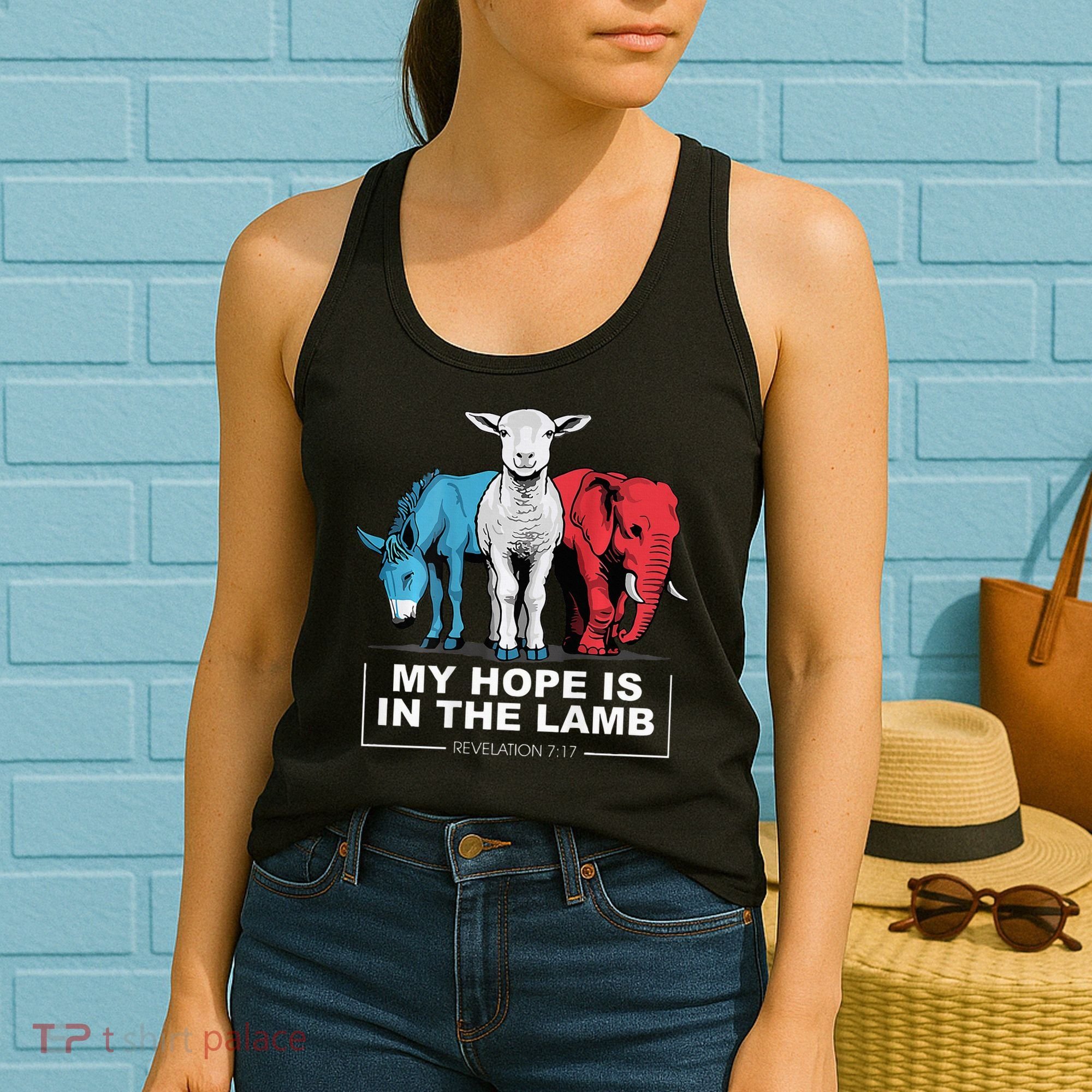 My Hope Is In The Lamb Women's Tank Top