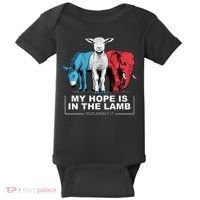 My Hope Is In The Lamb Baby Bodysuit thumb 0