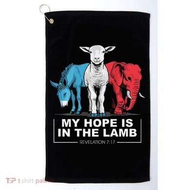 My Hope Is In The Lamb Golf Towel