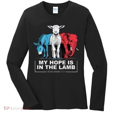 My Hope Is In The Lamb Women's Long Sleeve Shirt