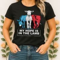 My Hope Is In The Lamb Women's T-Shirt thumb 2