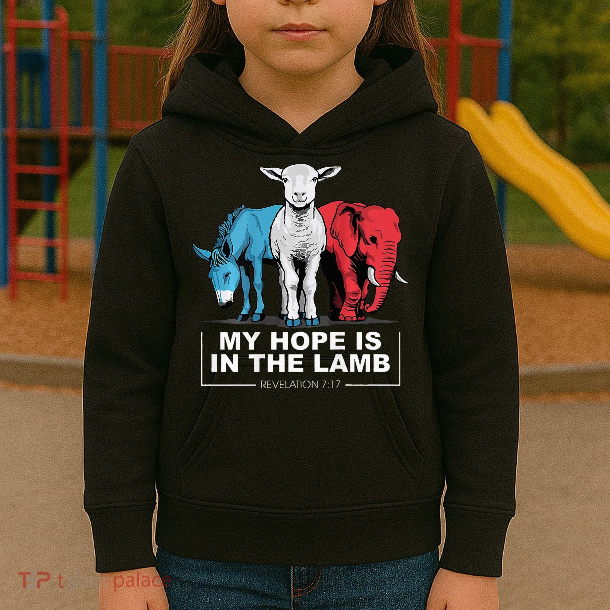 My Hope Is In The Lamb Kids Hoodie