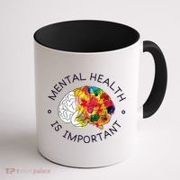 Mental Health Is Important Awareness Coffee Mug thumb 1