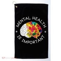 Mental Health Is Important Awareness Golf Towel thumb 0