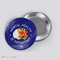 Mental Health Is Important Awareness Button thumb 0