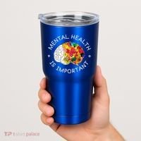 Mental Health Is Important Awareness Tumbler thumb 2