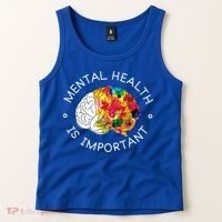 Mental Health Is Important Awareness Tank Top thumb 2