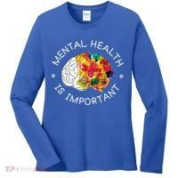Mental Health Is Important Awareness Women's Long Sleeve Shirt thumb 0