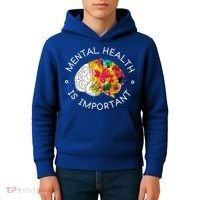 Mental Health Is Important Awareness Kids Hoodie thumb 4