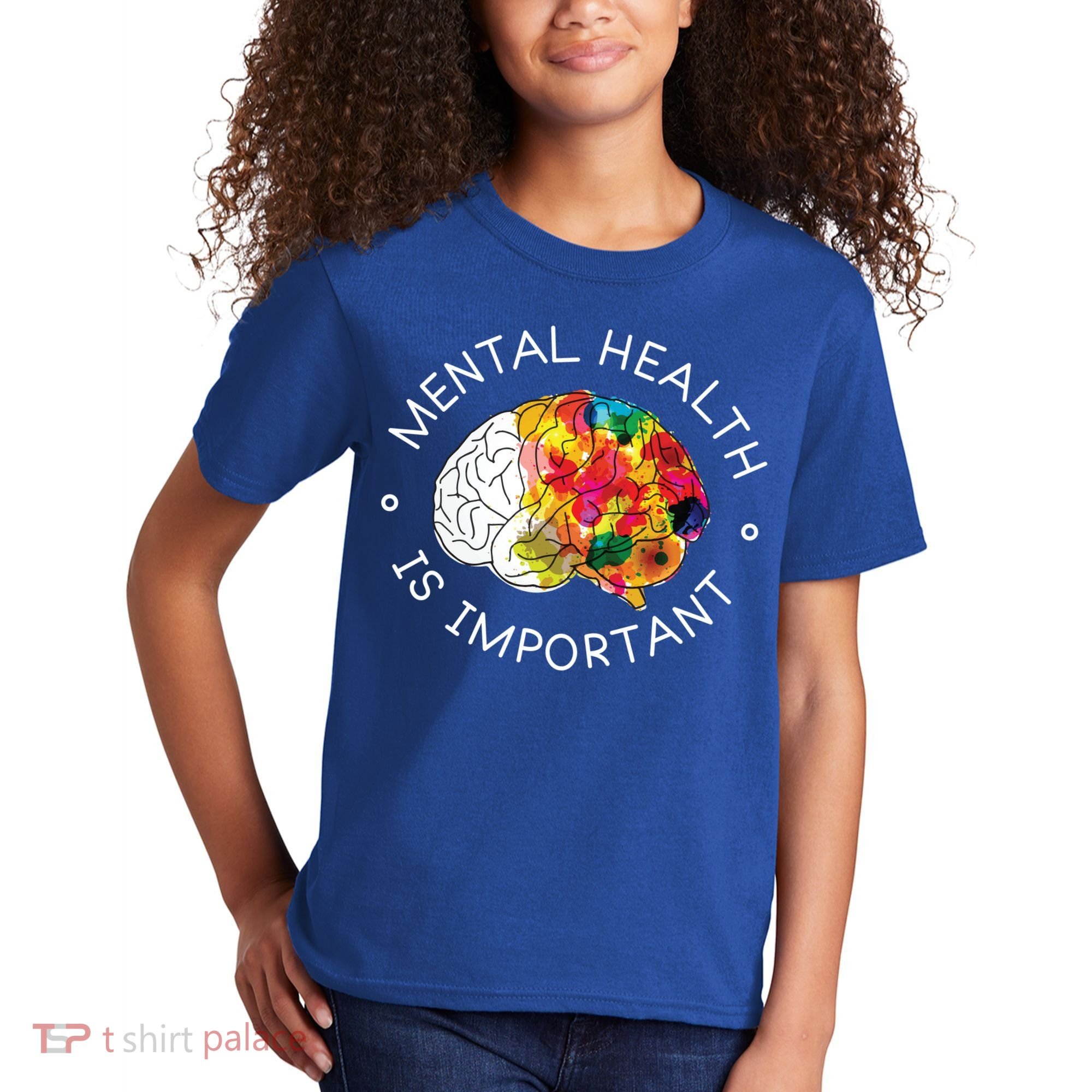 Mental Health Is Important Awareness Kids T-Shirt